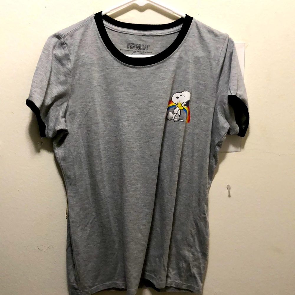 Grey Peanuts Womens Shirt